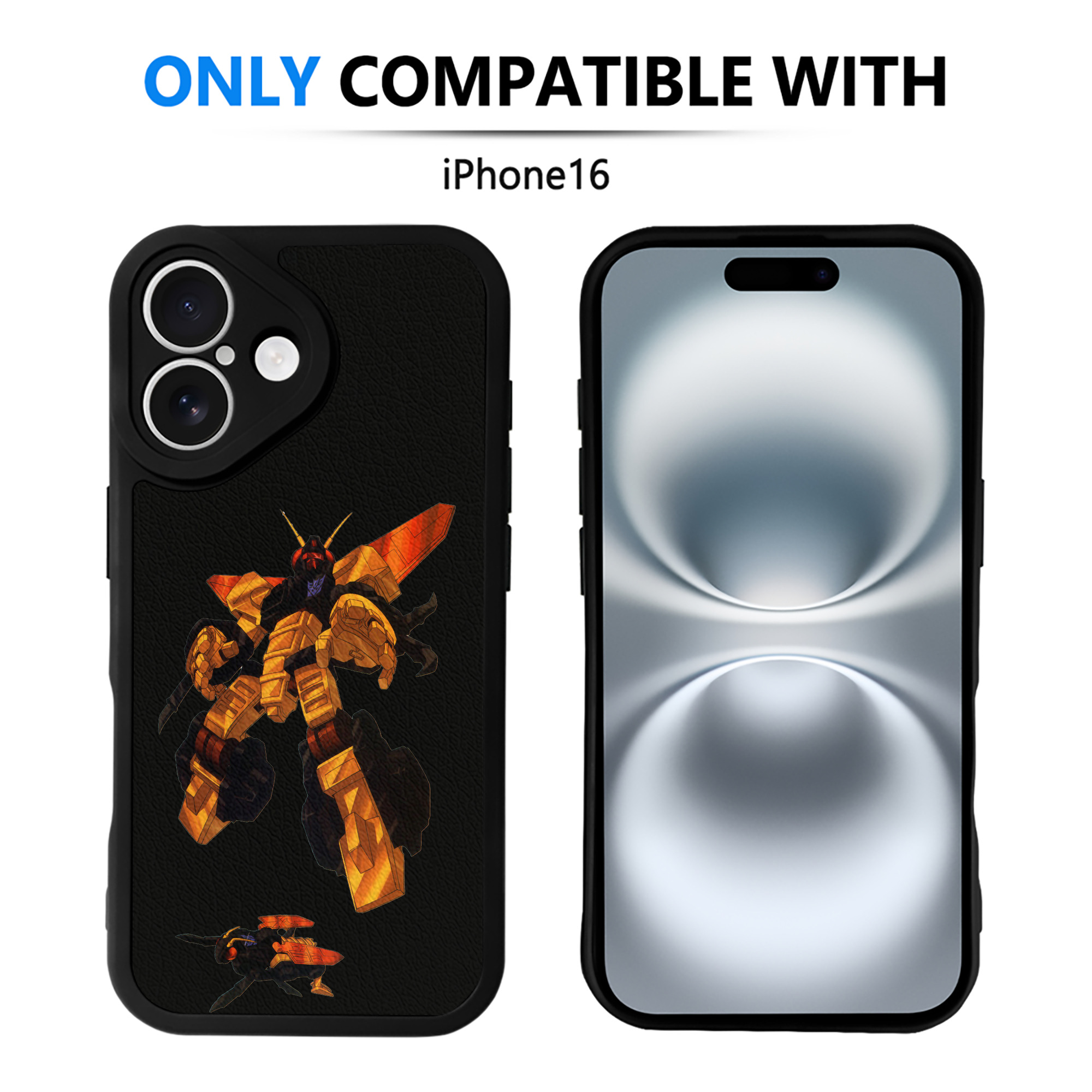 （画像用）  【iPhone 16シリーズ対応】シリコンスマホケース（レザー調） 材質：シリコン